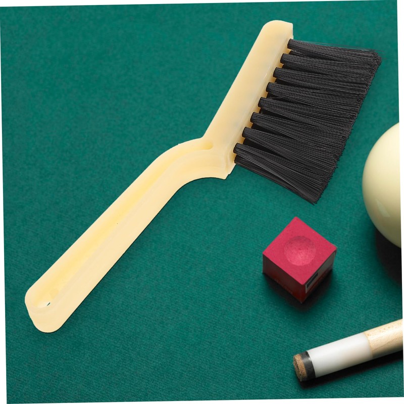 WHAMVOX 2pcs Pool Table Brush Set Soft Bristle Billiards Cleaning