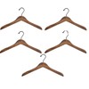 Lotus Wood Hangers Large Set of 5