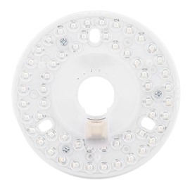 Dpofirs LED Ceiling Fan Light Retrofit Board, 3 Color Adjustable Round Panel, High Brightness 4000K Energy Saving Replacement, No Flicker,Constant Current for Home Office