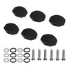 6Set Guitar Tuning Peg Buttons Ebony Metal Tuner Machine Head
