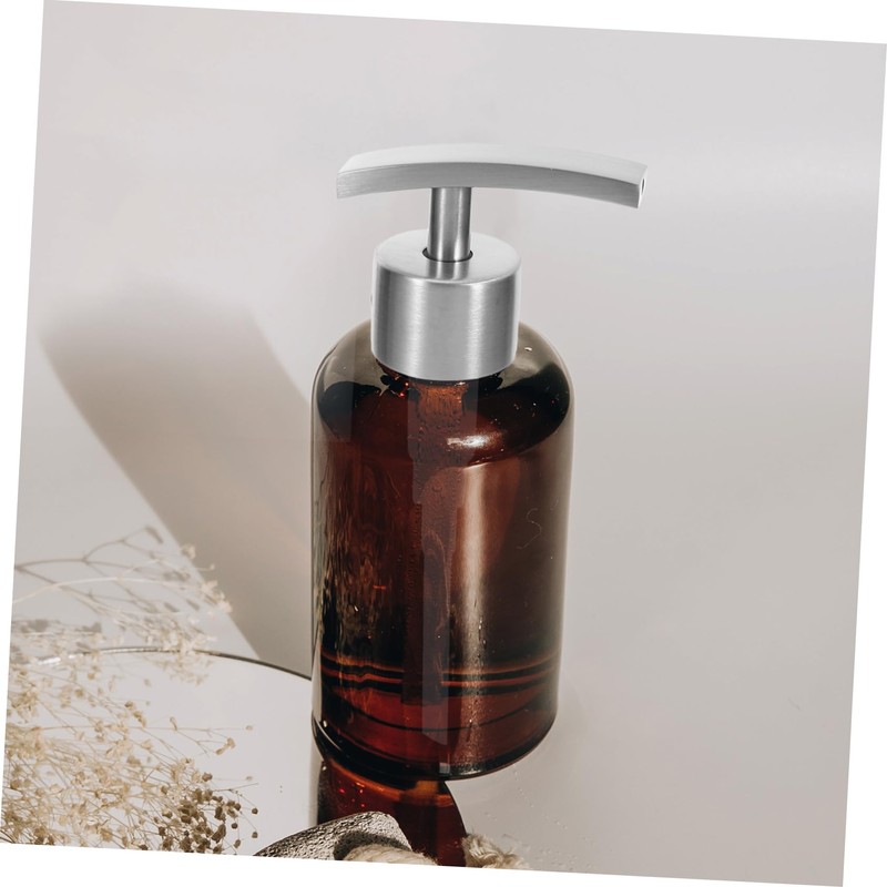 BIUDECO 2pcs Stainless Steel Lotion Dispenser Pump Rust Soap Dispenser
