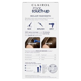 Clairol Clairol Root Touch-Up by Nice'n Easy Permanent Hair Dye, 5 Medium Brown Hair Color, (Pack of 1)