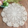 14 Inch Round 100% Cotton HANDMADE Crochet Lace Doilies Placemat