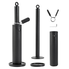 PANTIK Arm Wrestling Training Strap Loading Pin Round Cap Bottom with Wrist Brace Hand Grip Arm Finger Forearm Training Equipment for Cable Machine and Free Weight