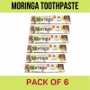 Essential Palace 6 PACK- MORINGA Toothpaste, Natural & Organic, Fluoride