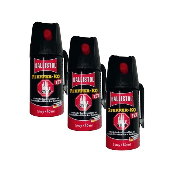 KO Pfefferspray Jet | Fog Verteidigungsspray | Abwehrspray Hundeabwehr |