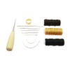 Fdit 12 Piezas Kit de Herramientas para Coser Cuero, Agujas