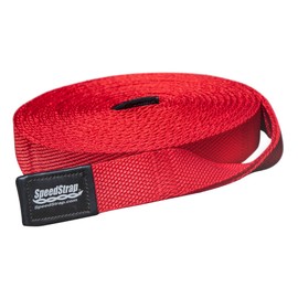 SpeedStrap SuperStrap Weavable Recovery Tow Strap 1" x 20' - Heavy Duty 7,000lb Break Strength, Emergency Towing Rope for Offroad 4x4, Jeep, Car, SUV, ATV, Boat