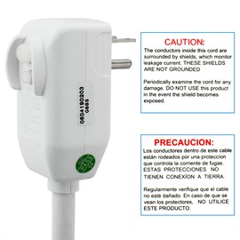 Baomain LCDI-24015 LCDI Power Cord GFCI Plug 240 VAC 60 HZ 15 Amp 3600 Watt UL Listed for Window Air Conditioner