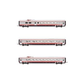 Arnold HN3511 FS Trenitalia, ETR 610 "Frecciargento" without inscriptions, ECE Milano – Frankfurt, 3-unit pack of intermediate coaches, ep. VI Rolling Stock - Coaches