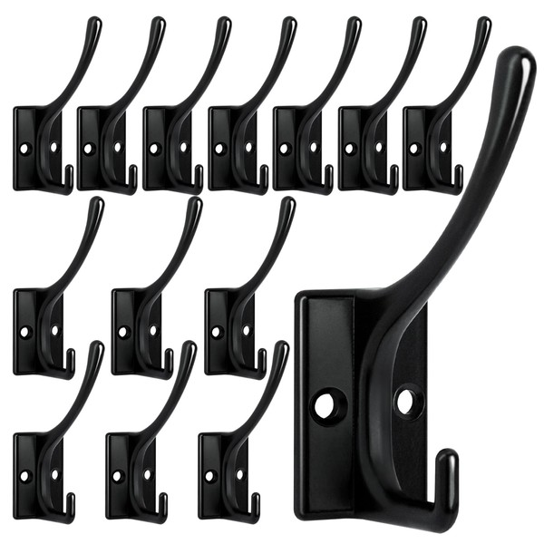 Homanu 14 Pack Coat Hooks, Heavy Duty Coat Hooks Wall