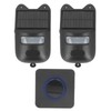 Infrared Sensor Doorbell Solar Driveway Alarm Strobe Light Outdoor Security