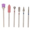 20 Holes 14pcs Nail Grinding Head Holder Manicure Pedicure Bits