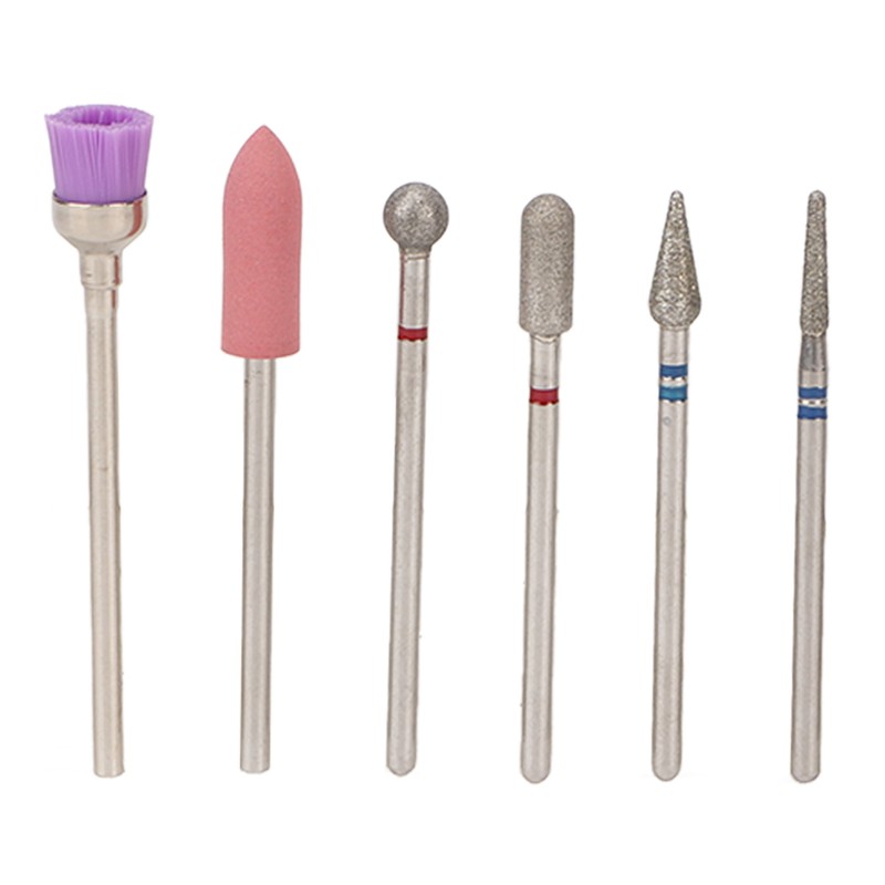 20 Holes 14pcs Nail Grinding Head Holder Manicure Pedicure Bits