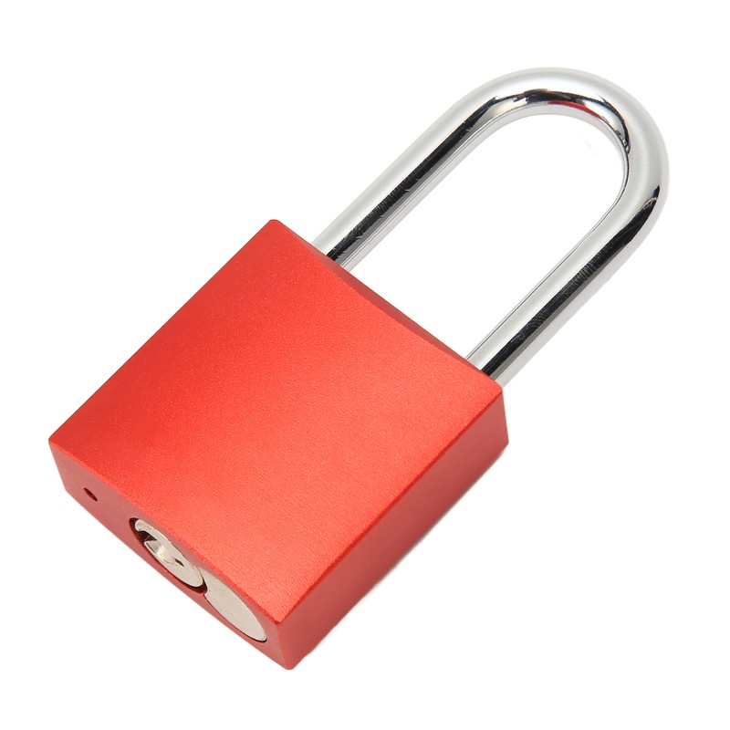 Safety Padlock Industrial Aluminum Steel Lock Beam Anodized Isolation Lockout