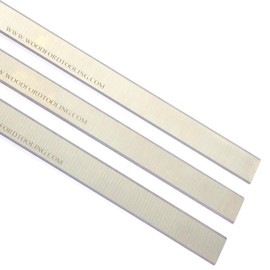 8 Inch Jointer Knives for Freud C460, Grizzly H4982, Delta 37-355, 37-250, 37-365, 37-380, Jet JJ-8, Shop Fox W1741, Magnate PK0809T, HSS Planer Blades Made by Xcalibur Tooling - Pack of 3