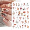 Winning Smile 6 Sheets Nail Art Decals 3D Embossed Stickers｜Professional