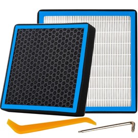 CP134 Cabin Air Filter With Activated Carbon For Honda,Acura Accord CRV Civic Pilot Odyssey CSX ILX MDX RDX RL RLX TL TLX TSX 2007 2008 2009 2010 2011 2012 2013 2014 2015 2016 2017 2018 2019 2020 2021