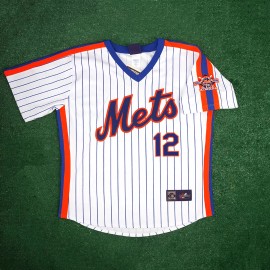 Majestic Ron Darling 1986 New York Mets Home Cooperstown Men's Jersey w/ 25th Patch - M