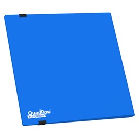 Ultimate Guard Flexxfolio | 12 Side-Loading Pocket for Trading Card Storage up to 480 Cards Binder, Sturdy Card Collection Designed for Double-Sleeved Cards, Blue Quadrow Card Album Folder for TCG