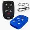 2-Pack Click&Fit Silicone Key Fob Covers Compatible with Chevy Suburban