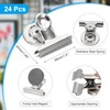 PATIKIL 38mm Round Magnetic Clips, 24Pcs Stainless Steel Refrigerator Magnet