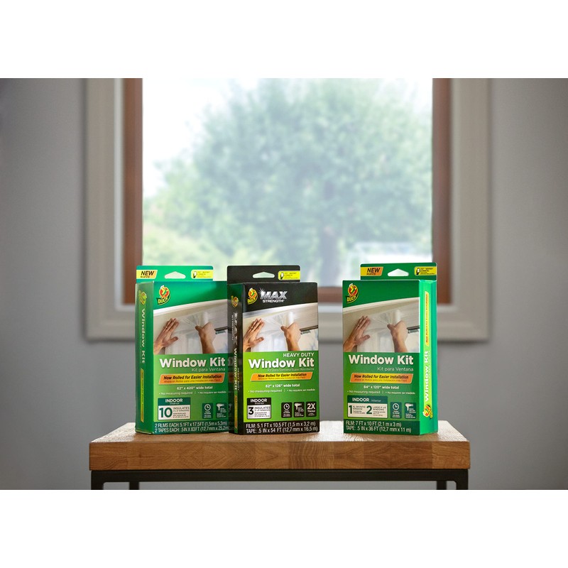 Duck MAX Strength Window Insulation Kit, Winter Window Seal Kit
