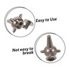 TEHAUX 10pcs DIY Punk Rivets Durable Studs for Clothing Bags