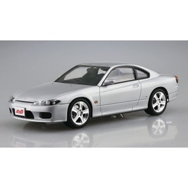 Aoshima Bunka Kyozai Initial D Series No. 19 Two People From Tokyo S15 Silvia 1/24 Scale Plastic Model