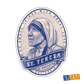 Custom Hand Made St. Teresa Quote Sticker | Saint Quote | Religious  Sticker | SQ442