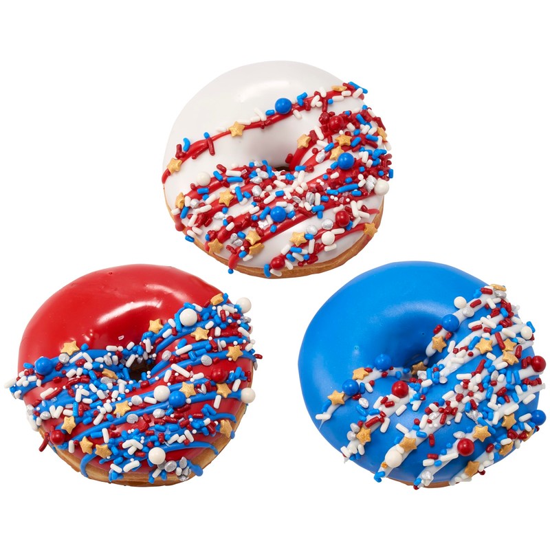 DECOPAC Firecracker Deluxe Fusion Mix, 26oz, Fancy Patriotic Candy Sprinkles