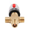 Brass Thermostatic Mixing Valve, 3 Way Water Temperature Pipe Basin