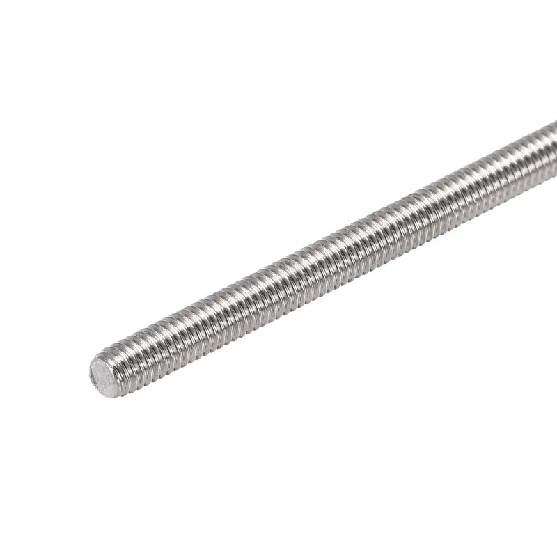 sourcing map 10Pcs M3 x 50mm Fully Threaded Rod 304