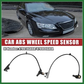 Motoforti Car Rear Left Right ABS Wheel Speed Sensor Fit for Infiniti Q50 2014-2020 No.479014GA0A/479004GA0A - Pack of 2 Long-lasting