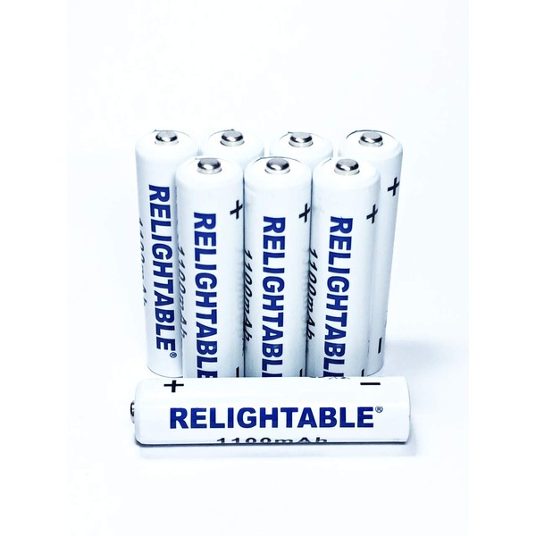 RELIGHTABLE Rechargeable AAA Batteries Ready2Charge 1100mAh Ni-MH Battery (8 Pack AAA)