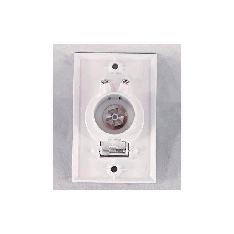 Pokin (2) Central Vacuum White Inlet Valves for Beam Central