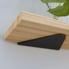 Black Shelf Bracket , 4 Pcs 6" ,Shelf Supports -