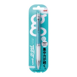 Uni Mechanical Pencil, Slim Model with White Alpha Gel Grip, 0.5mm, Turquoise (M5807GG1P.71)