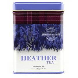 Edinburgh Tea and Coffee Company LTD Loose Leaf Tea Reusable Tin Present Housewarming Gift 4.40 Oz (Heather)