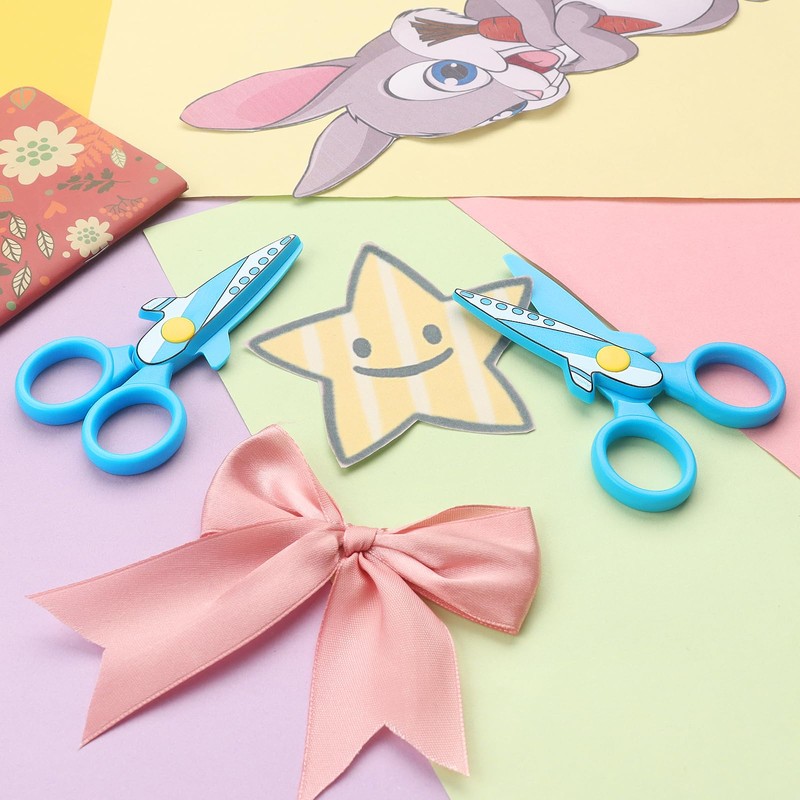 Asdirne Children Scissors, Kid Safety Scissor for Preschool Toddler, Arts