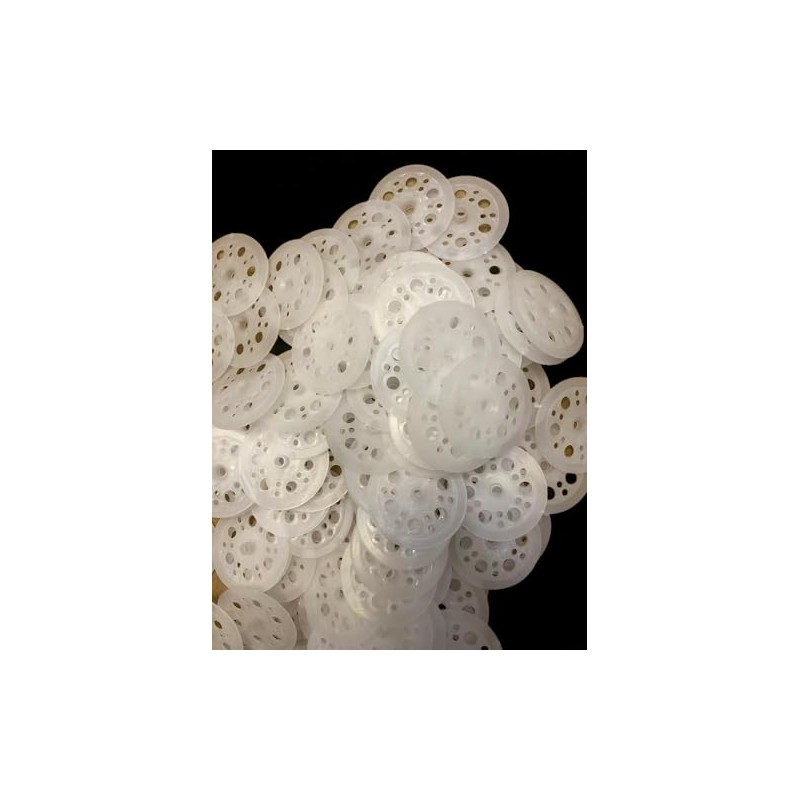 Amazleer Pack of 200 Plastic PP Washers 45 mm, Foam