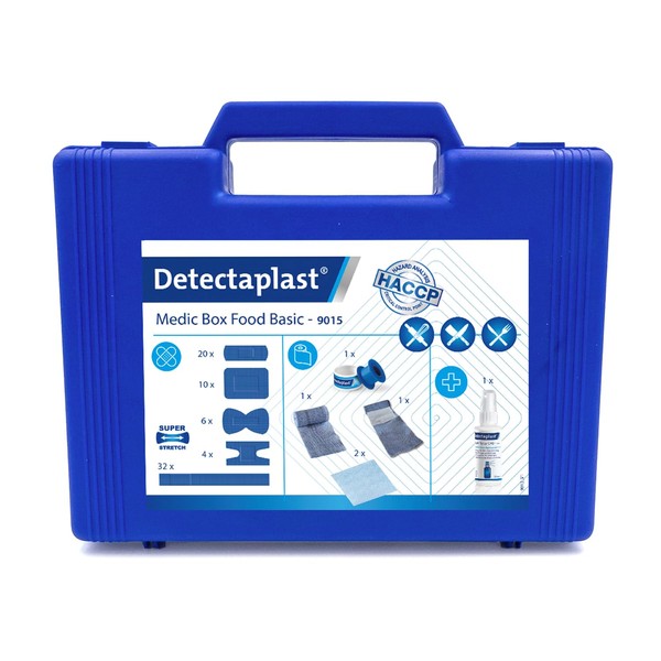 Detectaplast First Aid Kit for Catering, First Aid Kit for