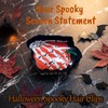 Halloween Skeleton Hand & Pumpkin Hair Claw Clips for Half