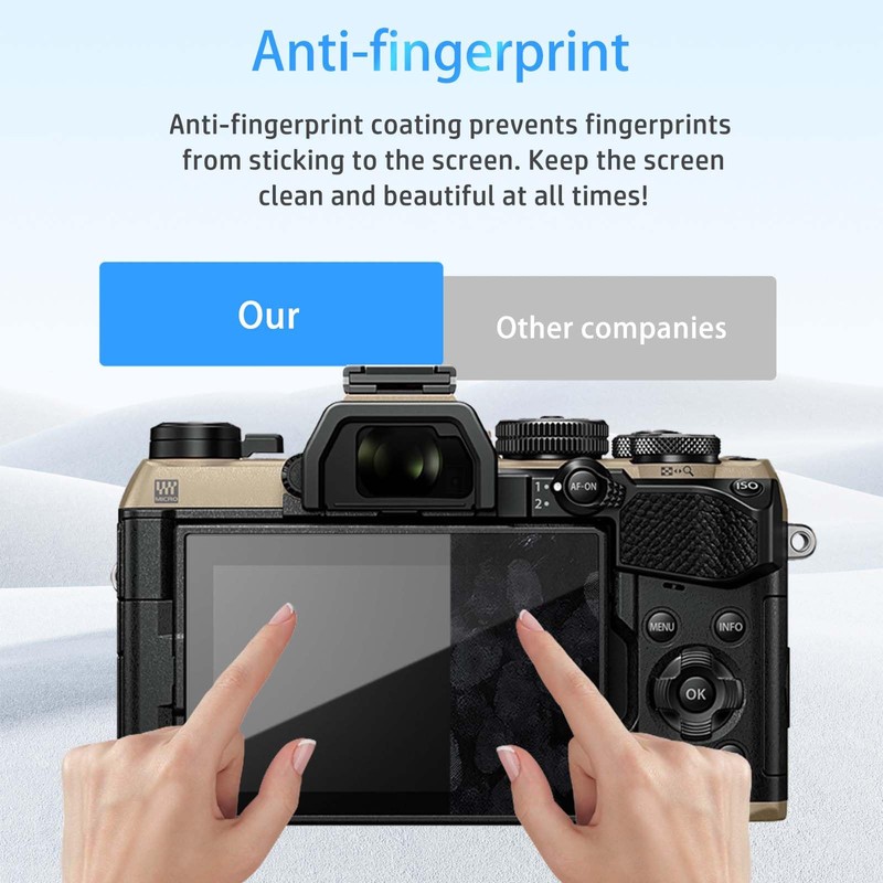 NOUKAJU Screen Protector for OM SYSTEM OM-5 Mark II, HD
