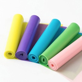 Rehabilitation band, rubber stretching band, latex yoga pink elastic band / 재활밴드 고무 스트레칭밴드 라텍스 요가 핑크 고무줄