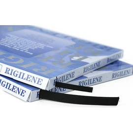 Eloja® Rigilene Boning Corset Reinforcement Width 12 mm Black Polyester 46 Metres Easy Sew On Strapless Dresses Evening Dresses Bags Hats