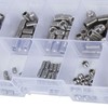 Wolfride 200 Pcs Thread, Hex Socket Set Screw, Stainless Steel