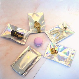 iSuperb Pack of 100 Zip Bags Small Plastic Bags Resealable Food Bags Ziplock Bags for Food Storage