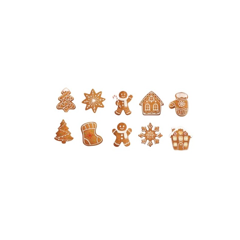Christmas Gingerbread Party Decorations Gingerbread Theme Banner Christmas Hanging Decoration