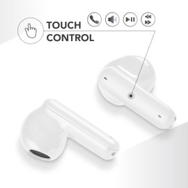 Music Sound - Bluetooth TWS Headphones Showy - Capsule Design - Wireless - Charging Case - Microphone - Playtime up to 25 Hours of Listening - Many Colours and Designs Available